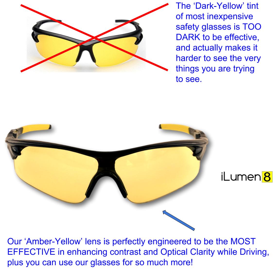 Polarized Sunglasses Night Vision Glasses Driving Eyewear Yellow Tinte —  AllTopBargains